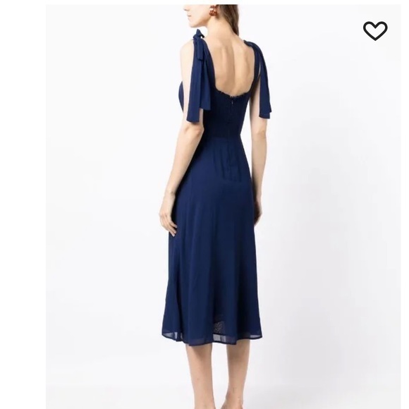 Reformation Twilight Dress Navy💙 - Picture 1 of 7